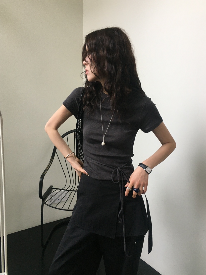 MONDAYMORING東大門代購女士新款休閑職業熱賣推薦25春夏T恤MONDAYMORINGT恤