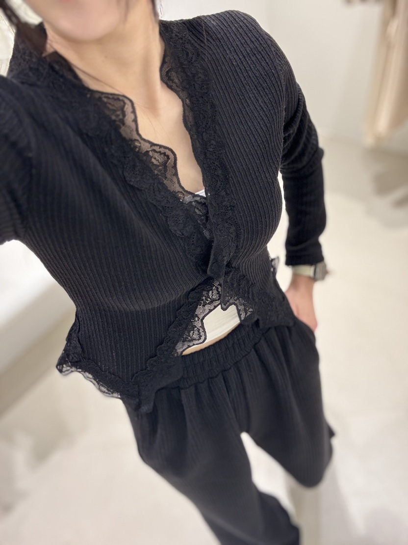 MELTED-P東大門直郵女裝新品25春夏熱賣人氣推薦職業長袖T恤MELTED-P長袖T恤