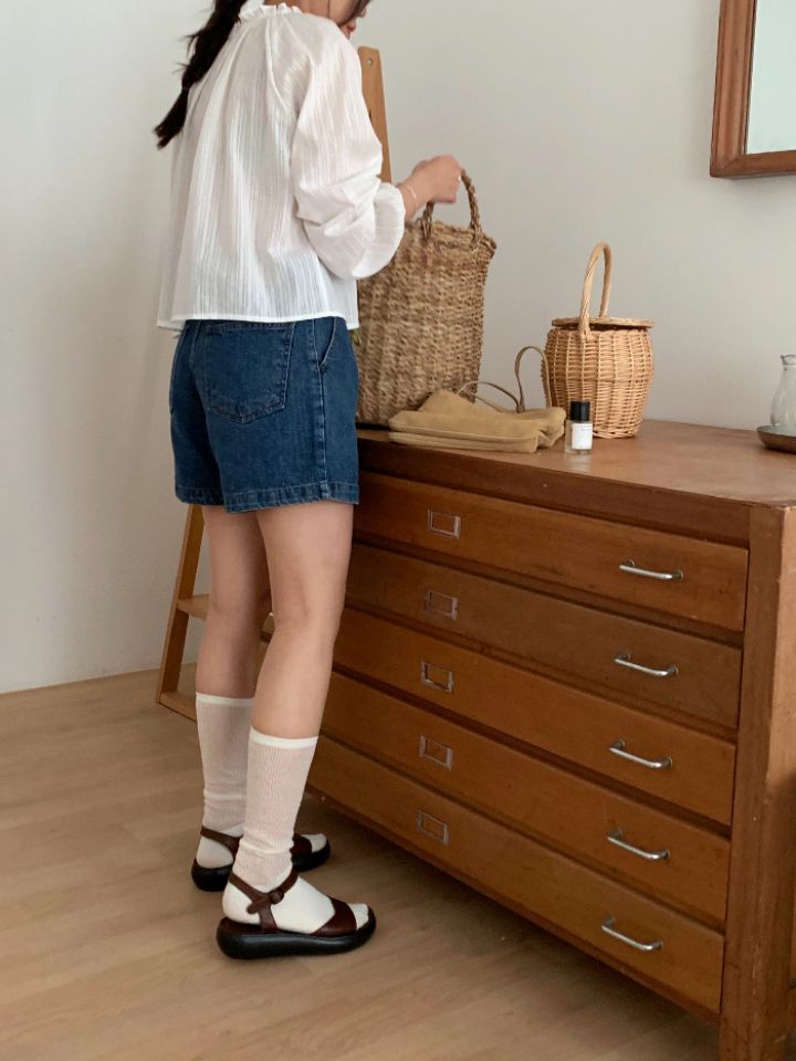 DOIT韓國代購女士新品熱賣時尚真品休閑25春夏職業襯衫蕾絲衫DOIT襯衫/蕾絲衫