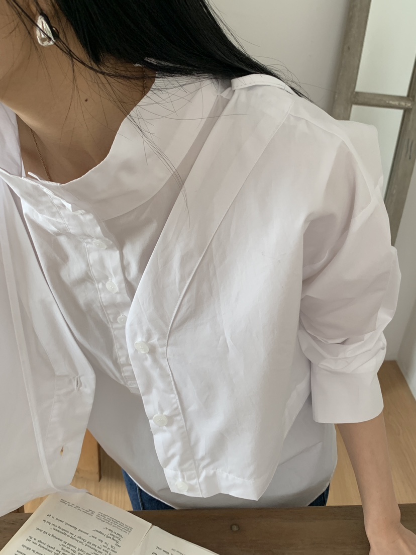 LA_TERRE韓國代購女士新款真品休閑時尚熱賣推薦襯衫蕾絲衫LA_TERRE襯衫/蕾絲衫