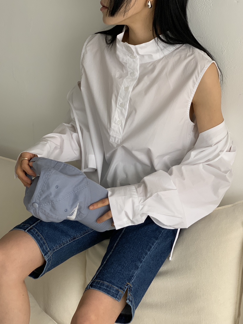 LA_TERRE韓國代購女士新款真品休閑時尚熱賣推薦襯衫蕾絲衫LA_TERRE襯衫/蕾絲衫
