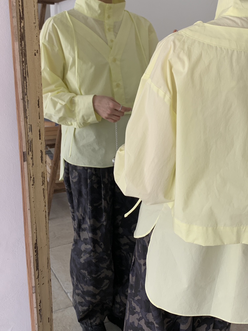 LA_TERRE韓國代購女士新款真品休閑時尚熱賣推薦襯衫蕾絲衫LA_TERRE襯衫/蕾絲衫