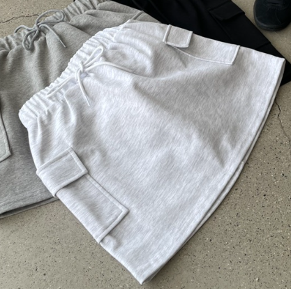 DOUBLE.S韓國代購女士新品職業人氣推薦休閑25春夏短裙工裝DOUBLE.S短裙圖色3