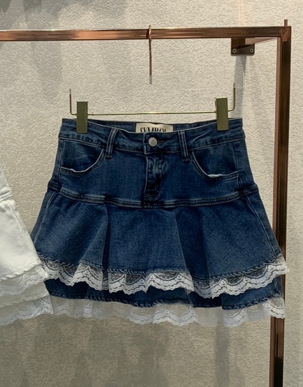 SYMBOL東大門代購女裝新品時尚推薦休閑25春夏熱賣職業短裙SYMBOL短裙圖色2