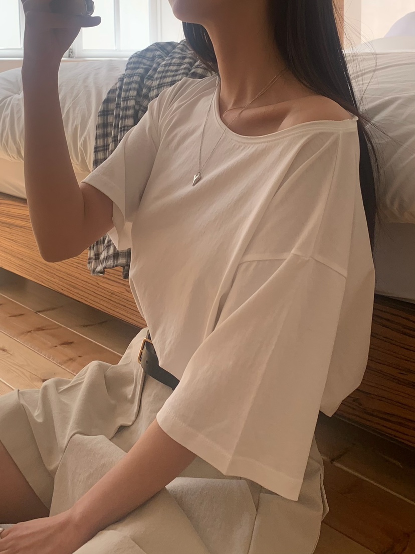 BLEECKER韓國代購女士新款休閑人氣真品職業時尚25春夏推薦T恤BLEECKERT恤