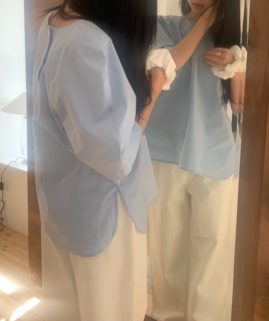 BLEECKER東大門實拍女裝新款真品熱賣25春夏人氣襯衫蕾絲衫BLEECKER襯衫/蕾絲衫