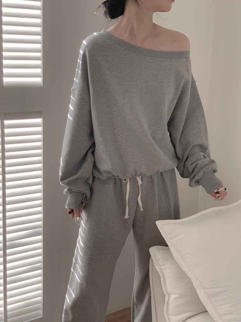 LE BUTTER東大門實拍女士新品人氣25春夏職業時尚休閑衛衣LE BUTTER衛衣