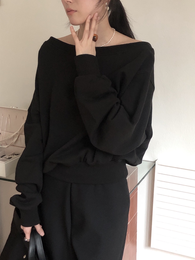 LE BUTTER東大門實拍女士新品人氣25春夏職業時尚休閑衛衣LE BUTTER衛衣