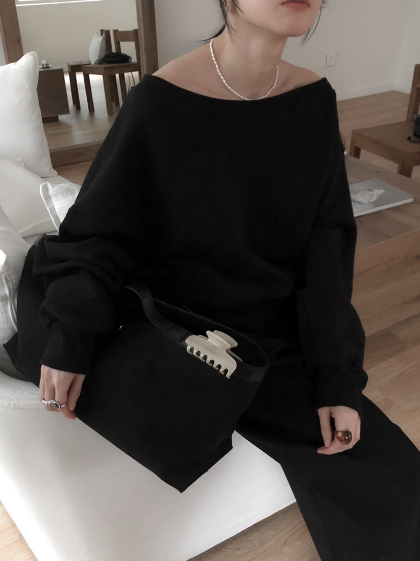 LE BUTTER東大門實拍女士新品人氣25春夏職業時尚休閑衛衣LE BUTTER衛衣