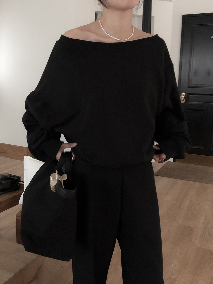 LE BUTTER東大門實拍女士新品人氣25春夏職業時尚休閑衛衣LE BUTTER衛衣