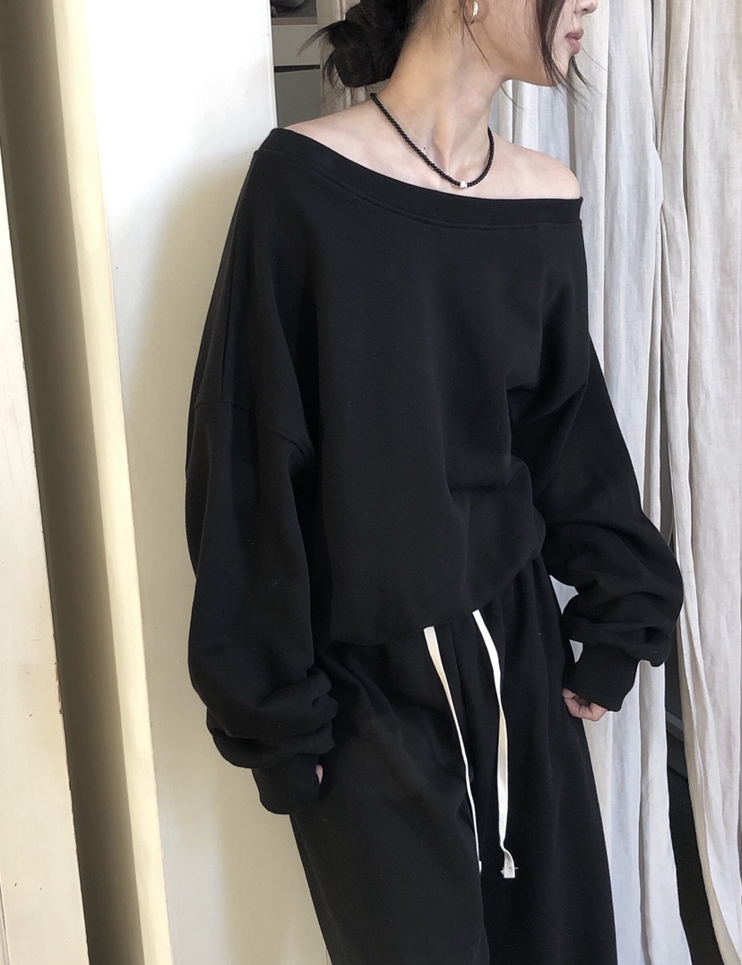 LE BUTTER東大門實拍女士新品人氣25春夏職業時尚休閑衛衣LE BUTTER衛衣