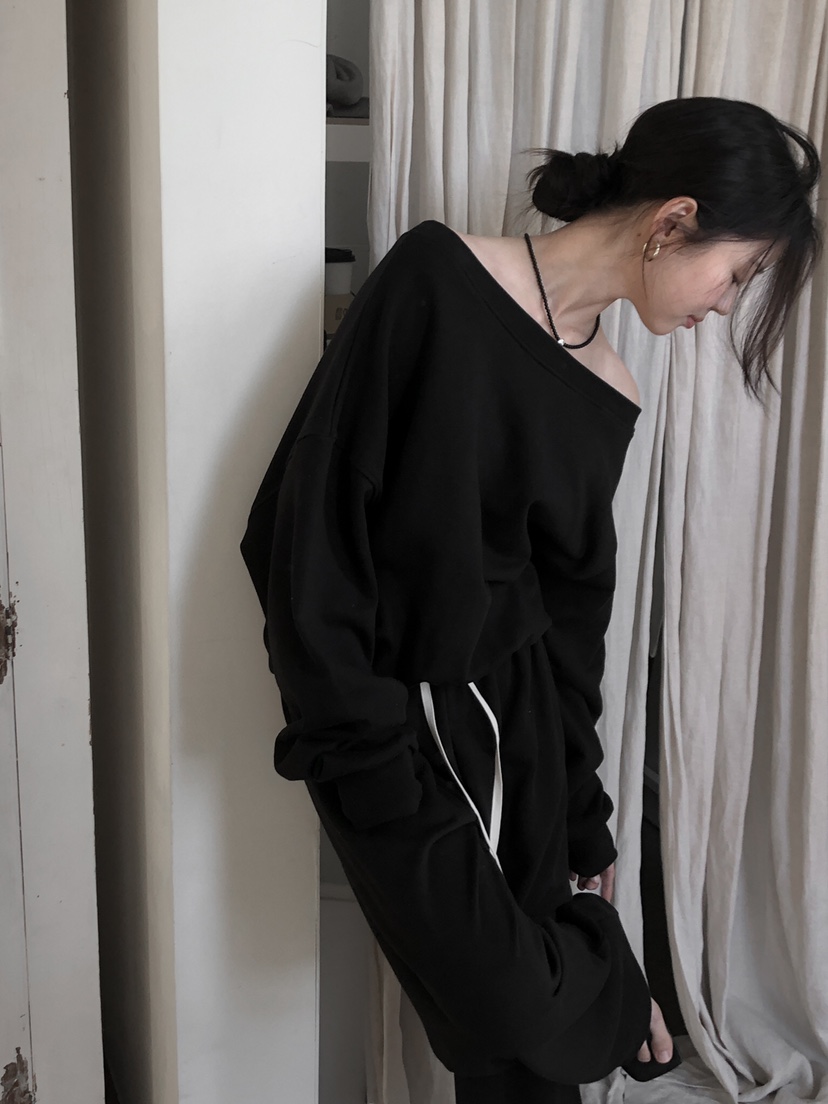 LE BUTTER東大門實拍女士新品人氣25春夏職業時尚休閑衛衣LE BUTTER衛衣