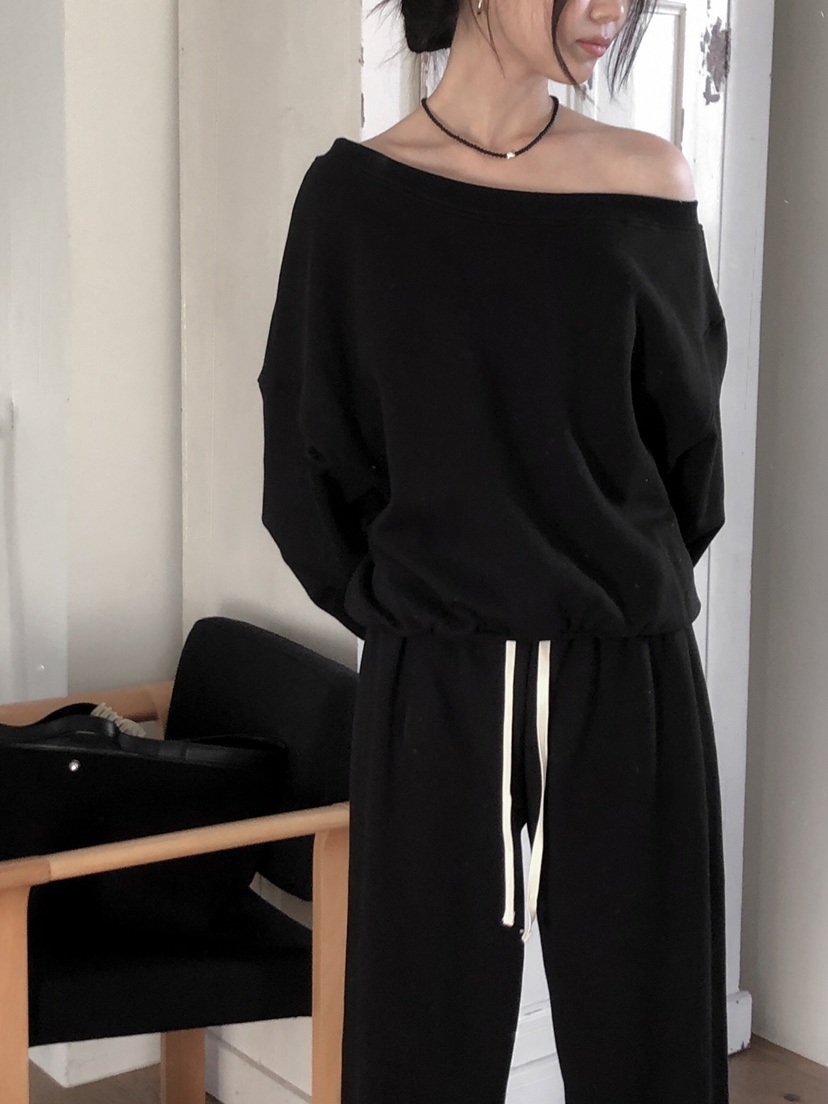 LE BUTTER東大門實拍女士新品人氣25春夏職業時尚休閑衛衣LE BUTTER衛衣