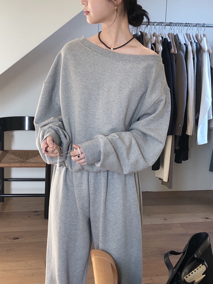 LE BUTTER東大門實拍女士新品人氣25春夏職業時尚休閑衛衣LE BUTTER衛衣圖色2