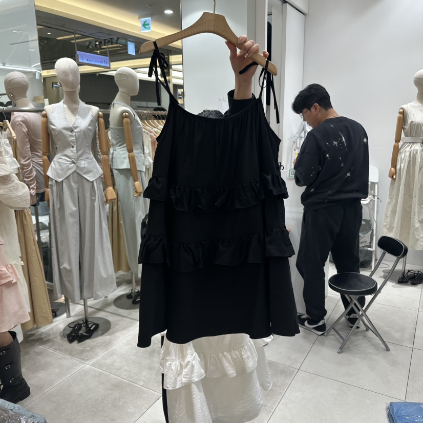XPARTY東大門代購女裝新款人氣推薦25春夏職業熱賣時尚連衣裙XPARTY連衣裙圖色3