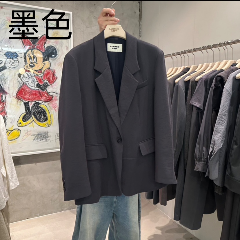 LAMAGIEPIE東大門直郵女士新款25春夏推薦熱賣人氣真品夾克LAMAGIE GREY夾克