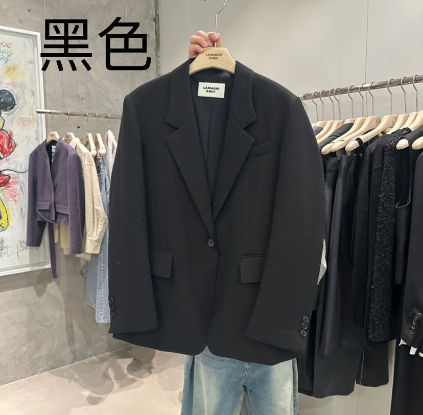 LAMAGIEPIE東大門直郵女士新款25春夏推薦熱賣人氣真品夾克LAMAGIE GREY夾克圖色3