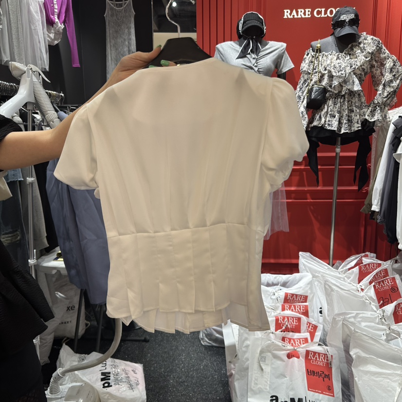 RARE CLOSET韓國直郵女裝新品職業推薦人氣時尚休閑熱賣T恤RARE CLOSETT恤