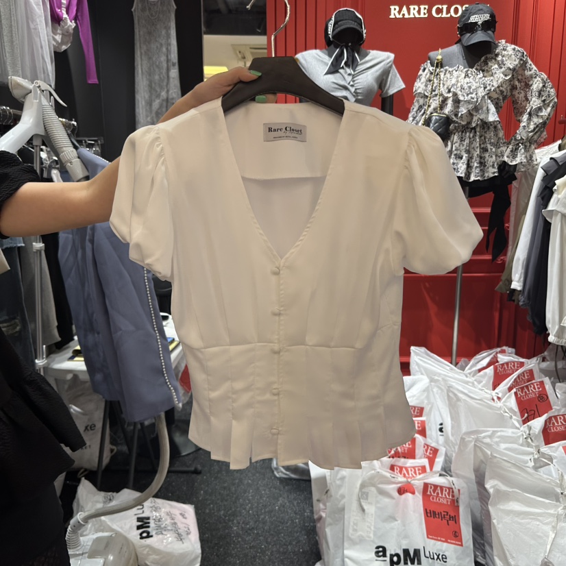 RARE CLOSET韓國直郵女裝新品職業推薦人氣時尚休閑熱賣T恤RARE CLOSETT恤