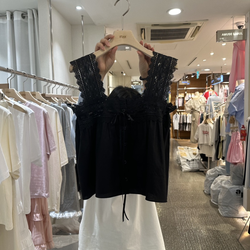 FIZZ韓國代購女士新款真品時尚職業休閑推薦人氣25春夏吊帶背心FIZZ吊帶/背心圖色2