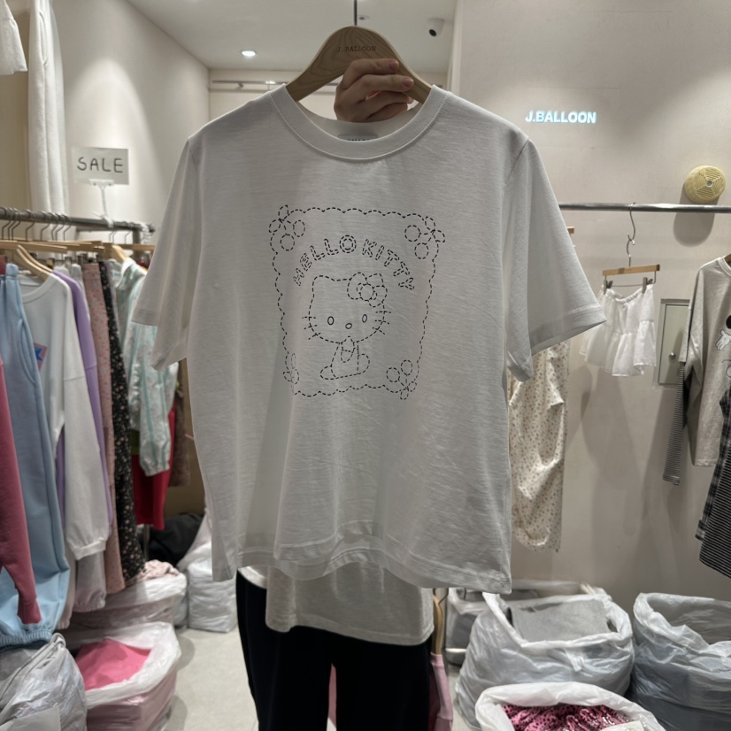 J.BALLOON東大門實拍女士新款休閑真品推薦人氣25春夏熱賣T恤J.BALLOONT恤圖色2
