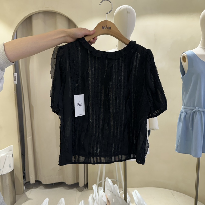 BBABBA-L東大門直郵女裝新品推薦25春夏人氣職業熱賣休閑T恤BBABBA-LT恤圖色2