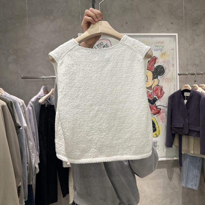 LAMAGIEPIE東大門實拍女裝新品時尚熱賣人氣真品25春夏馬甲LAMAGIE GREY馬甲