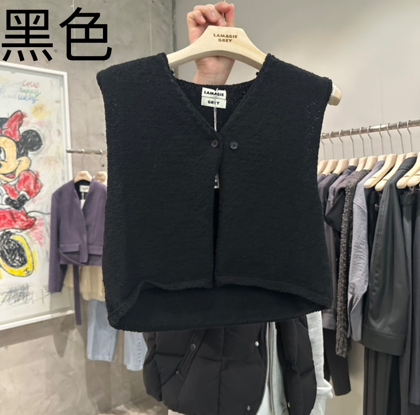 LAMAGIEPIE東大門實拍女裝新品時尚熱賣人氣真品25春夏馬甲LAMAGIE GREY馬甲圖色3