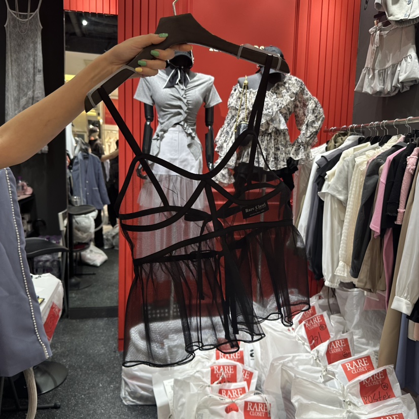 RARE CLOSET韓國直郵女裝新品休閑熱賣職業吊帶背心不含內搭RARE CLOSET吊帶/背心圖色2