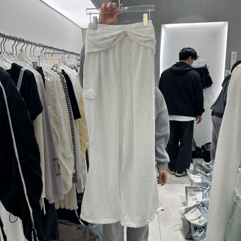 ANDE韓國代購女裝新款人氣職業真品25春夏休閑熱賣時尚休閑褲ANDE休閑褲