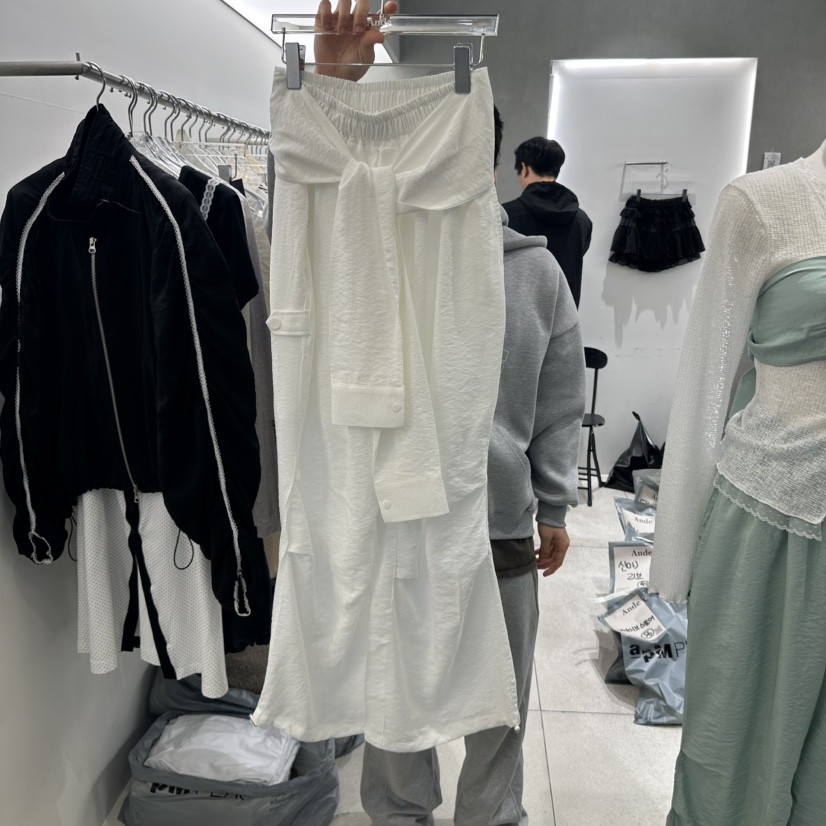 ANDE韓國代購女裝新款人氣職業真品25春夏休閑熱賣時尚休閑褲ANDE休閑褲