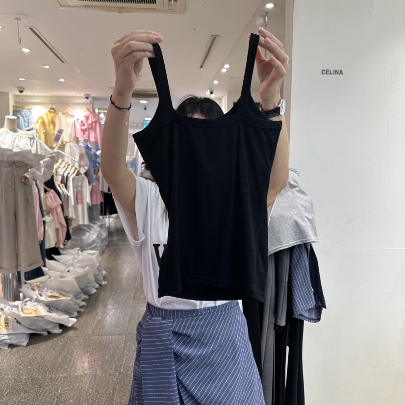 CELINA東大門代購女裝新款職業人氣休閑熱賣真品25春夏吊帶背心CELI_NA吊帶/背心
