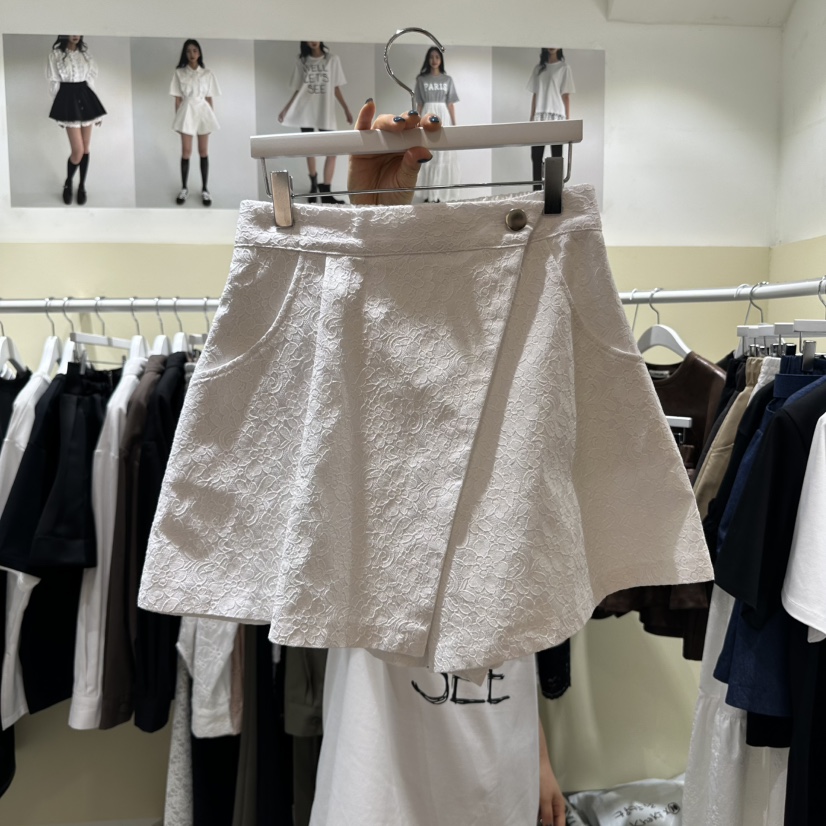 OREUM東大門代購女士新款熱賣人氣25春夏職業休閑時尚真品短裙OihEum短裙圖色2