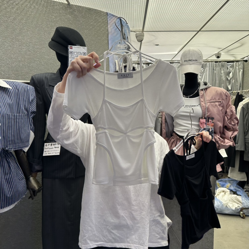 EXIT韓國直郵女裝新品人氣熱賣職業25春夏休閑真品推薦時尚T恤EXITT恤圖色1