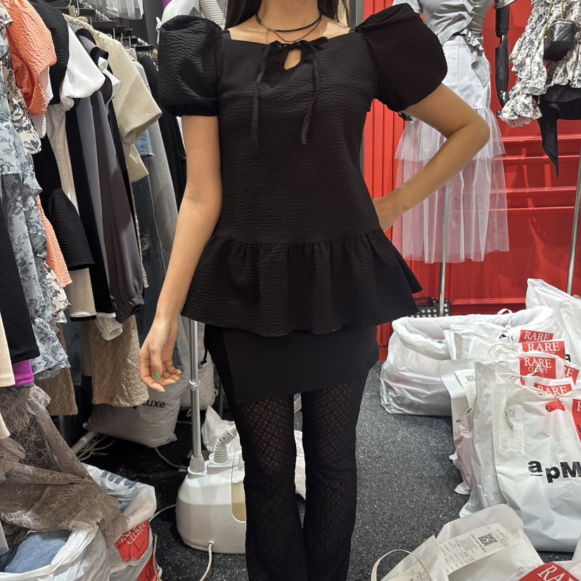 RARE CLOSET韓國直郵女士新款人氣真品推薦休閑熱賣職業T恤RARE CLOSETT恤圖色3