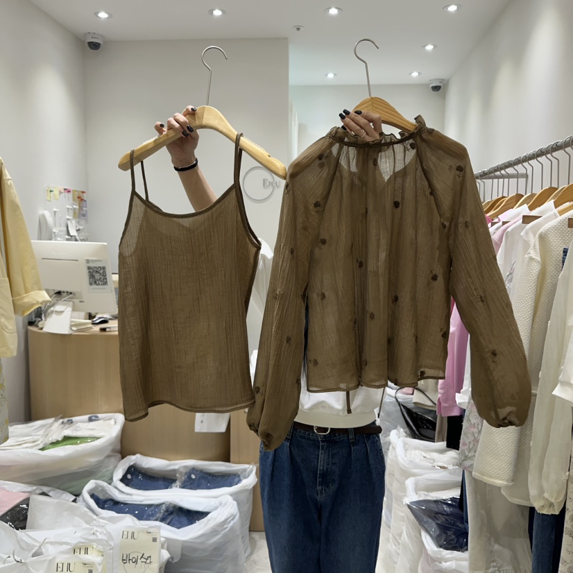 EN.U東大門實拍女士新品熱賣25春夏人氣真品推薦套裝兩件套EN.U套裝