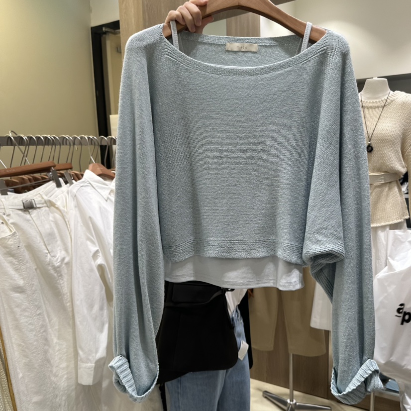 MELO東大門實拍女裝新品推薦25春夏人氣熱賣套裝兩件套短款MELO套裝圖色3