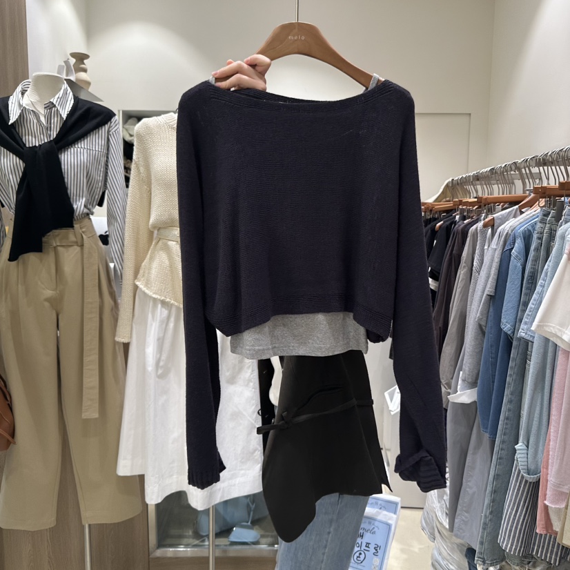 MELO東大門實拍女裝新品推薦25春夏人氣熱賣套裝兩件套短款MELO套裝圖色5