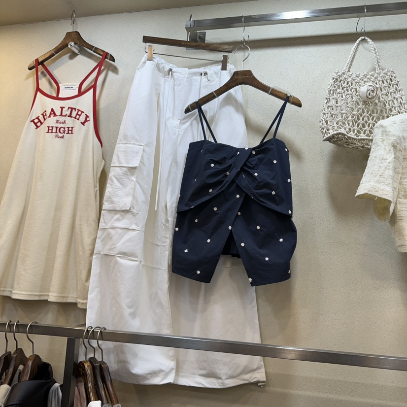 BAMBOLINA東大門代購女裝新品人氣熱賣25春夏推薦真品休閑褲BAMBOLINA休閑褲