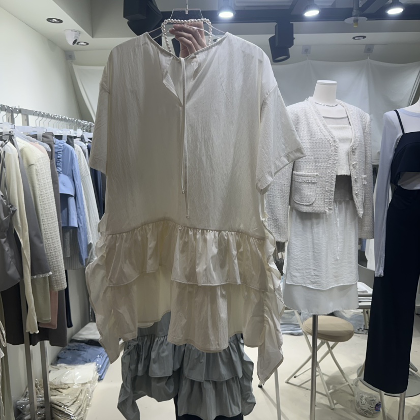 OWNS東大門實拍女裝新品真品推薦休閑時尚職業熱賣25春夏連衣裙OWNS連衣裙