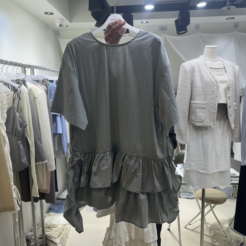 OWNS東大門實拍女裝新品真品推薦休閑時尚職業熱賣25春夏連衣裙OWNS連衣裙圖色2