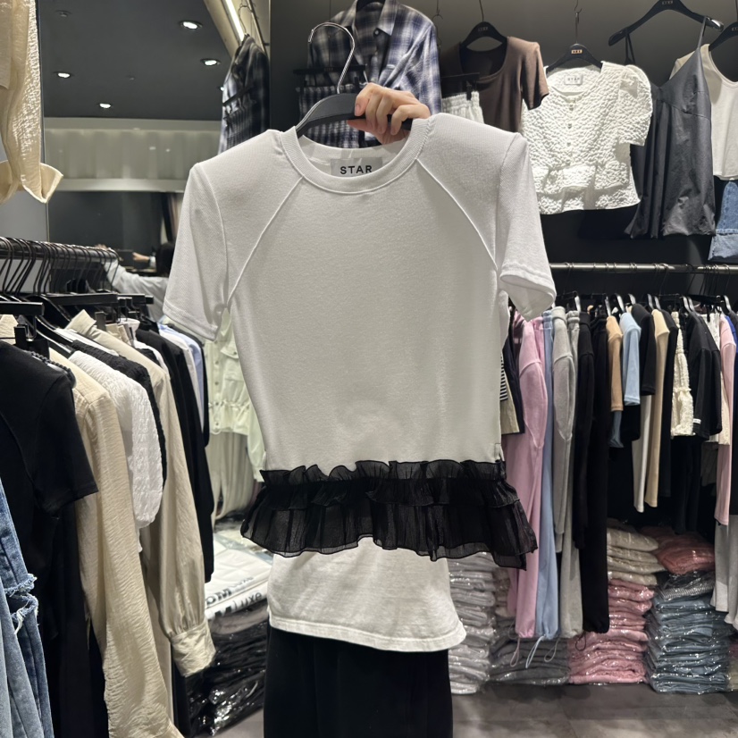 STAR-L韓國直郵女士新品真品人氣推薦時尚熱賣職業25春夏T恤STAR-LT恤