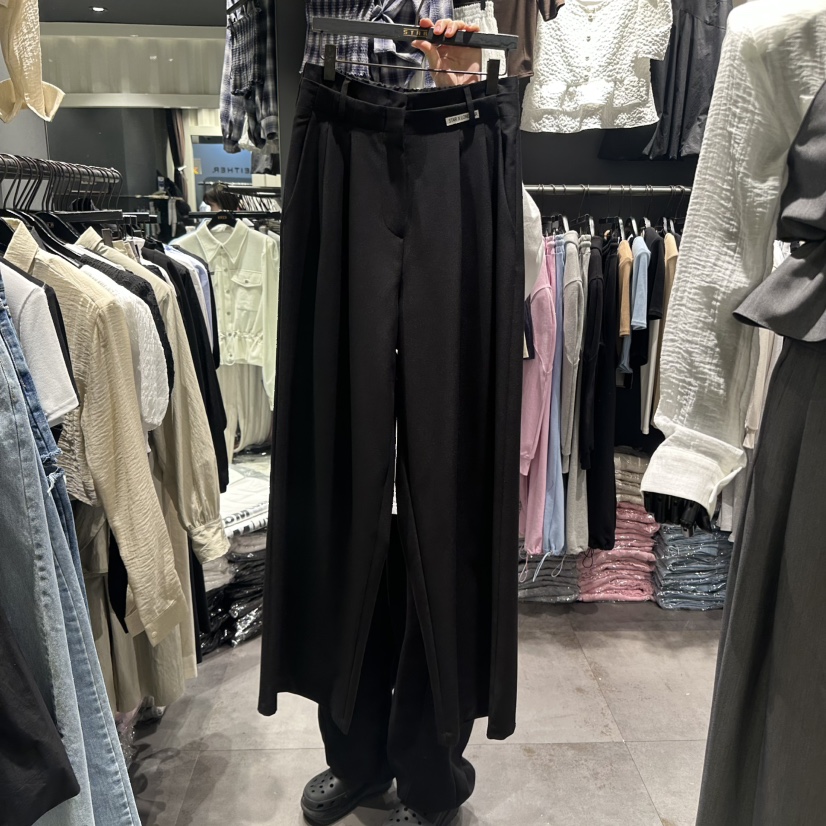 STAR-L韓國直郵女士新品熱賣25春夏時尚真品職業推薦休閑褲LONE STAR休閑褲圖色1