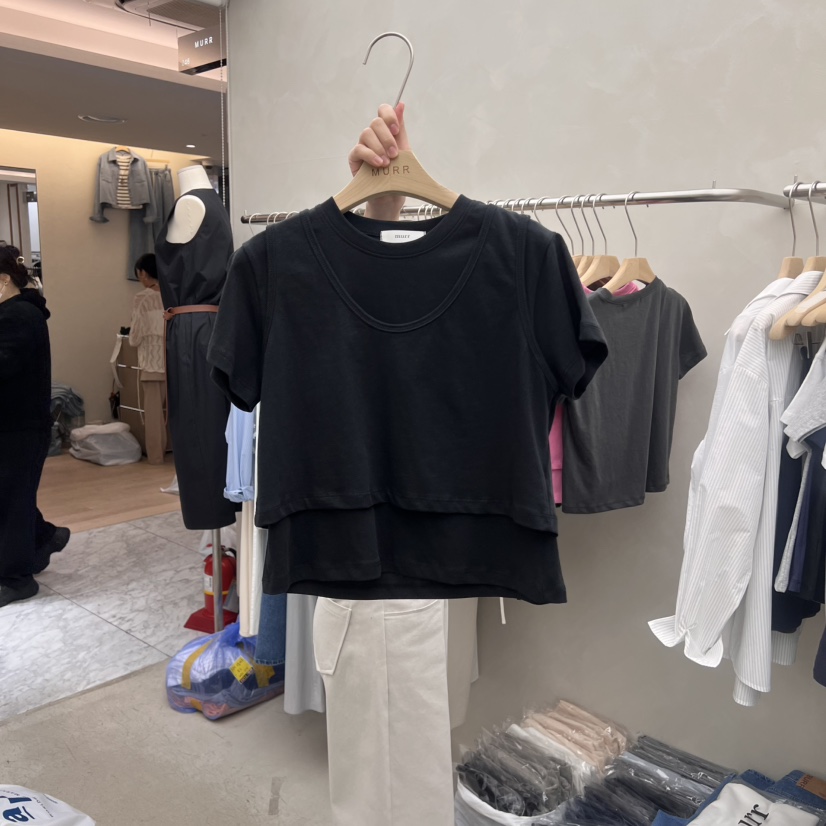 MURR東大門代購女士新款熱賣職業25春夏休閑人氣時尚吊帶背心MURR吊帶/背心