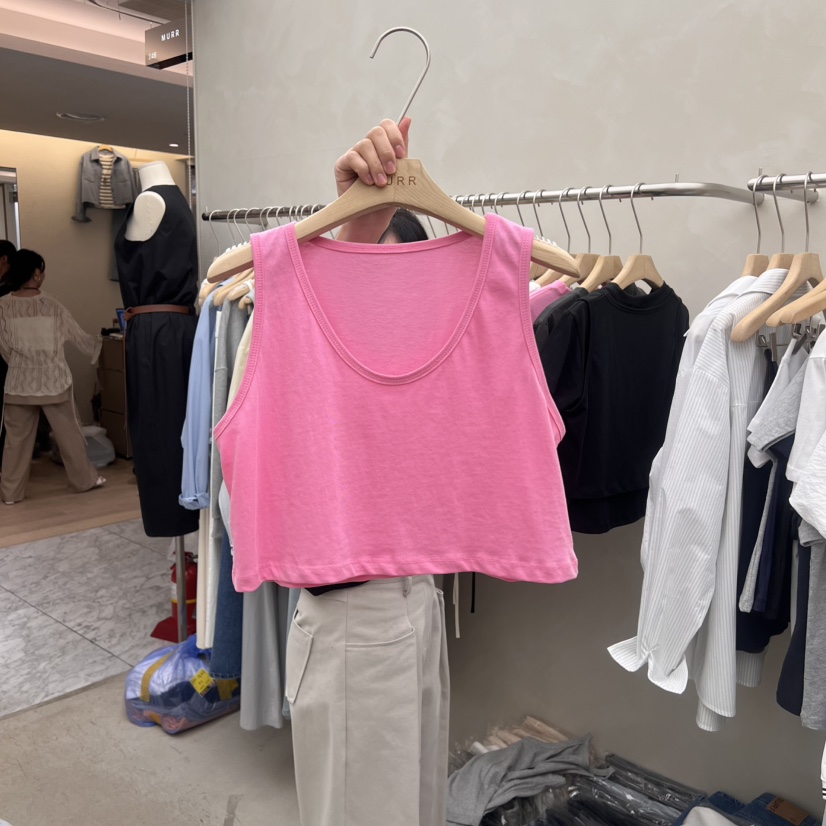 MURR東大門代購女士新款熱賣職業25春夏休閑人氣時尚吊帶背心MURR吊帶/背心圖色3