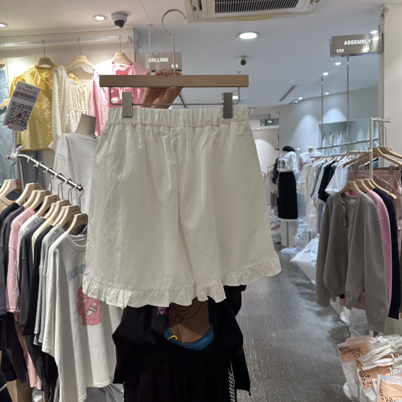 DELLING韓國直郵女裝新款25春夏時尚熱賣推薦休閑真品職業短褲DELLING短褲