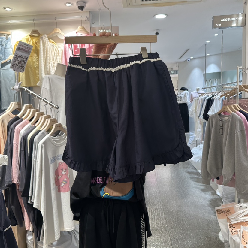 DELLING韓國直郵女裝新款25春夏時尚熱賣推薦休閑真品職業短褲DELLING短褲圖色2