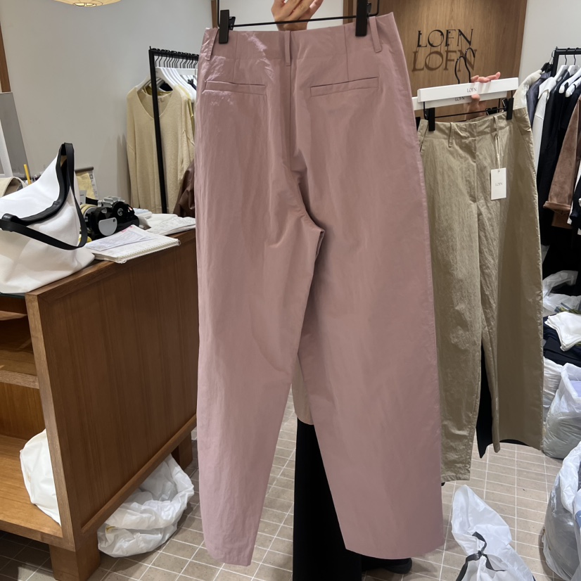 LOFN韓國代購女士新品推薦時尚人氣職業真品25春夏熱賣休閑褲LOFN休閑褲