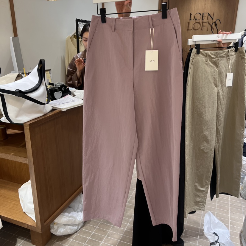 LOFN韓國代購女士新品推薦時尚人氣職業真品25春夏熱賣休閑褲LOFN休閑褲