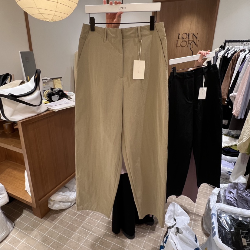 LOFN韓國代購女士新品推薦時尚人氣職業真品25春夏熱賣休閑褲LOFN休閑褲圖色2